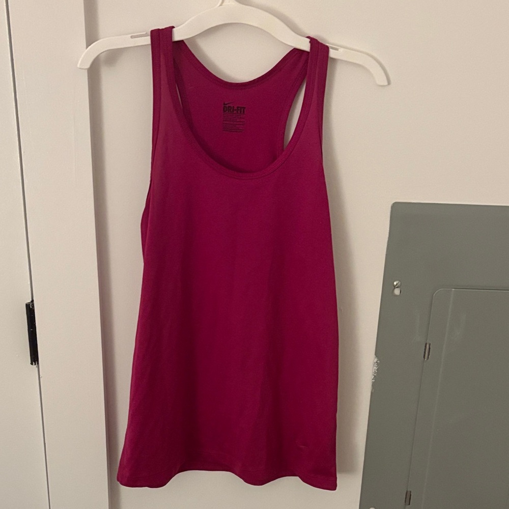 Women's Pink Athletic Tank Top